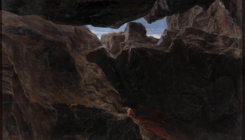 Dante and Virgil Descending into Hell, 1912, Antonio Fabrés