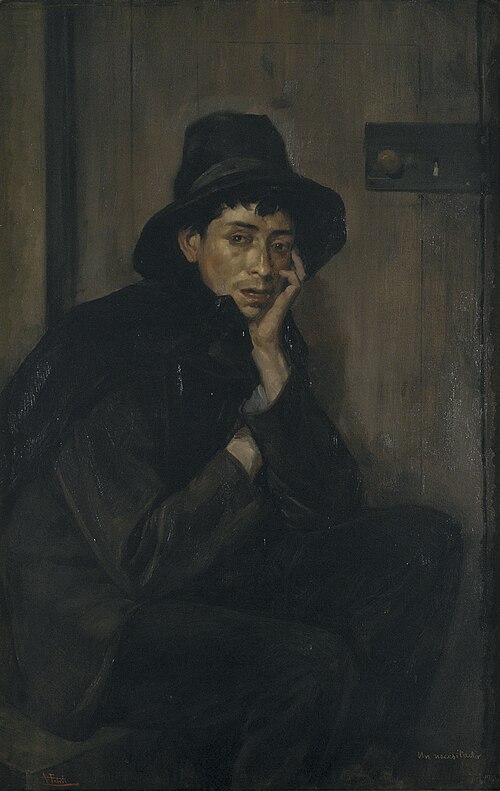 Un necessitat, 1911, Antonio Fabrés
