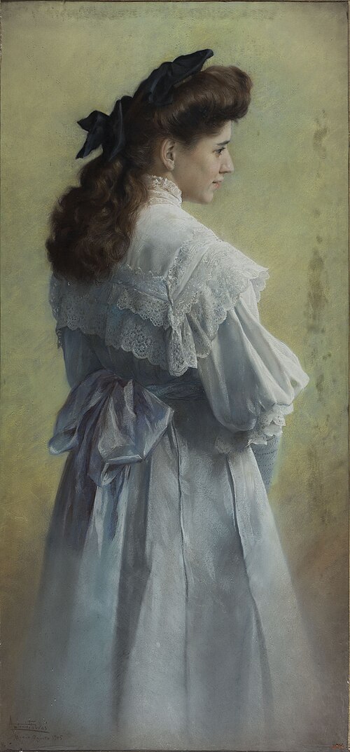 Retrat de Glòria Fabrés, filla de l'artista, 1905, Antonio Fabrés