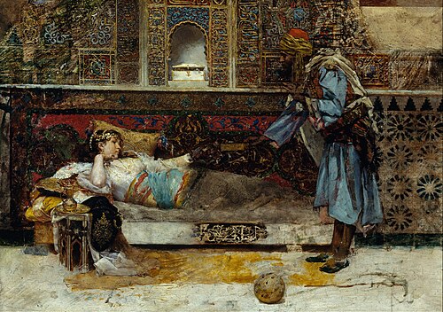 The Sultan's Gift, 1885, Antonio Fabrés