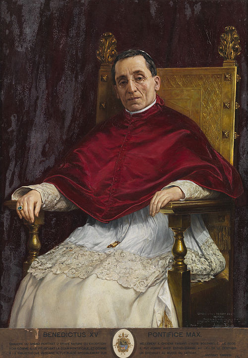 Pope Benedict XV, 1916, Antonio Fabrés
