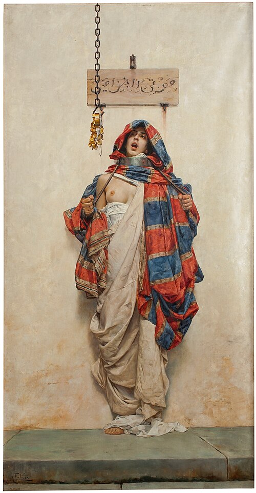woman slave, 1886, Antonio Fabrés