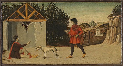 Meering between Saint Rochus an Gothardus, 1480, Bartolomeo della Gatta