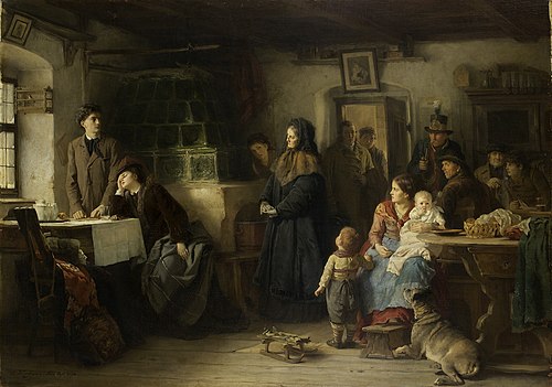 Die ereilten Flüchtlinge, 1870, Eduard Kurzbauer