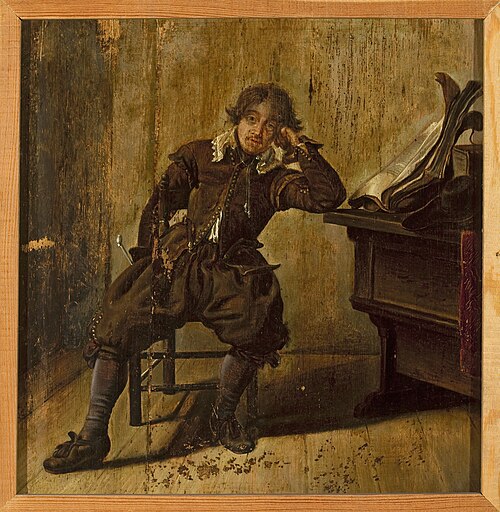 Man at the table, , Pieter Codde