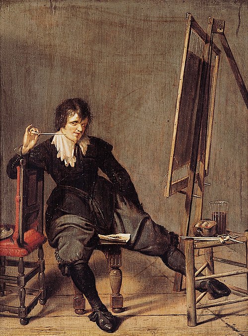 An Artist in his Studio, 1650, Pieter Codde