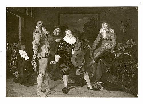 Vorbereitung zum Karneval, 1624, Pieter Codde
