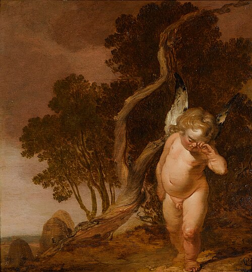 Cupid as honey thief, , Pieter Codde