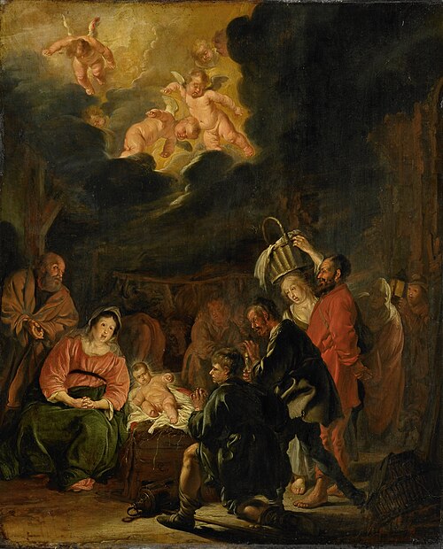 The adoration of the shepherds, 1645, Pieter Codde