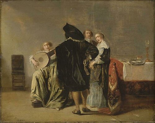 The Lute Player, 1630, Pieter Codde