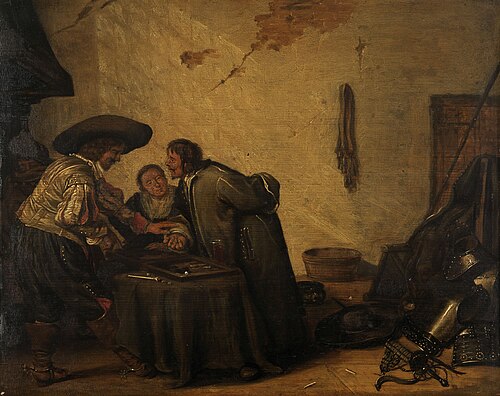 Le Trictrac, 1630, Pieter Codde