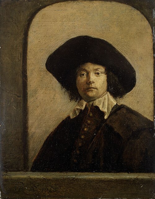 Portret van een man (Zelfportret ?), 1658, Pieter Codde