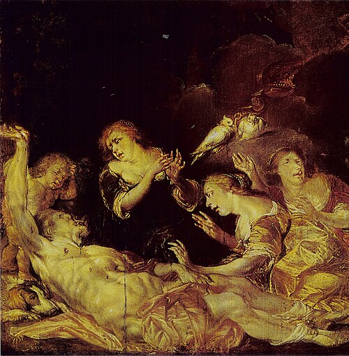 Venus Mourning over Adonis, 1650, Pieter Codde