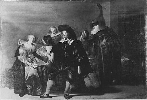 musical company, 1638, Pieter Codde