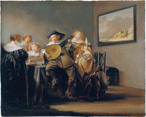 Company of Music-Makers, 1633, Pieter Codde