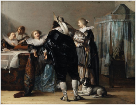 Interior with Figures, 1630, Pieter Codde