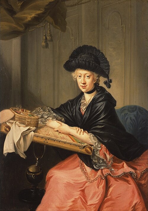 Portrait of Princess Charlotte of Saxe-Meiningen, 1768, Johann Georg Ziesenis