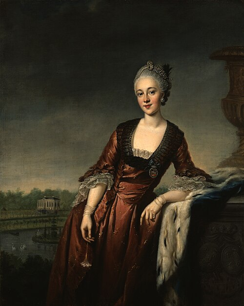 Countess Maria Barbara Eleonore (zu Lippe-Biesterfeld) Schaumburg-Lippe, 1766, Johann Georg Ziesenis