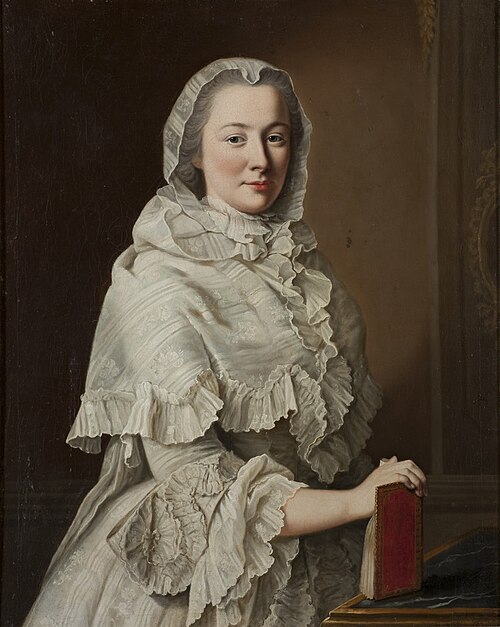 Christiane von Pfalz-Zweibrücken, Fürstin von Waldeck und Pyrmont (1725-1816), 1748, Johann Georg Ziesenis