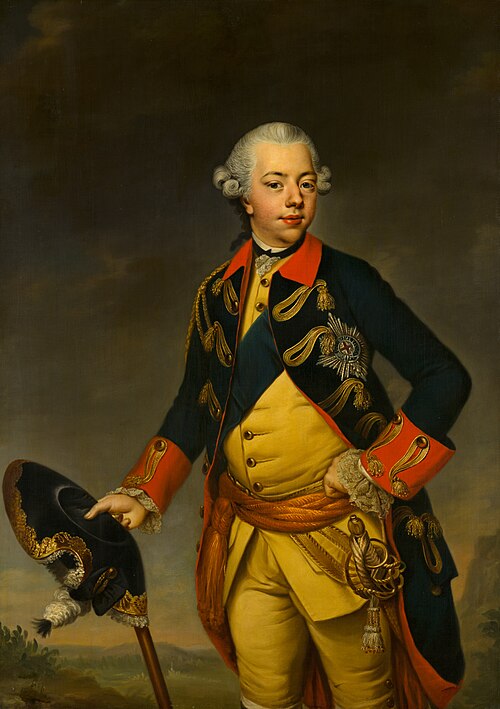 Guillaume V d'Orange-Nassau, 1768, Johann Georg Ziesenis