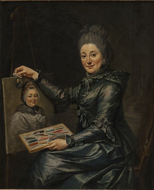 Portrait of the Artist's Daughter Elisabeth, Married Lampe, 1753, Johann Georg Ziesenis