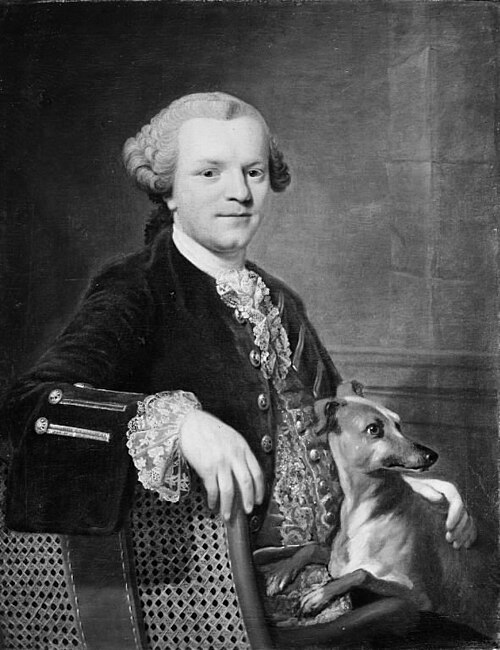 Portrait of Freiherr von Münchhausen, 1753, Johann Georg Ziesenis