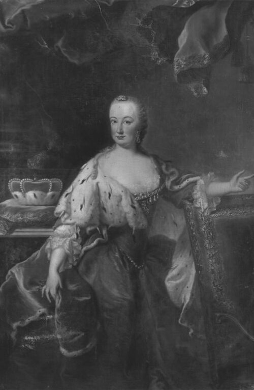 Elisabeth Auguste von Bayern (Kopie nach), 1750, Johann Georg Ziesenis