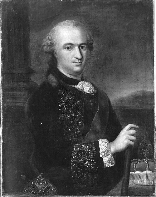 Bildnis des Kurfürsten Karl Theodor von der Pfalz (Kopie nach), 1753, Johann Georg Ziesenis