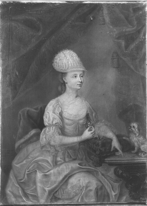 Maria Anna von Zweibrücken-Birkenfeld, 1750, Johann Georg Ziesenis