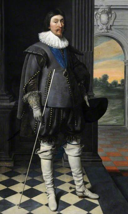 James Hamilton (1589–1625), 2nd Marquess of Hamilton and 4th Earl of Arran, KG, PC, 1623, Daniel Mytens l'Ancien