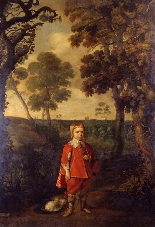 Jeffrey Hudson (1619-1682), 1629, Daniel Mytens l'Ancien