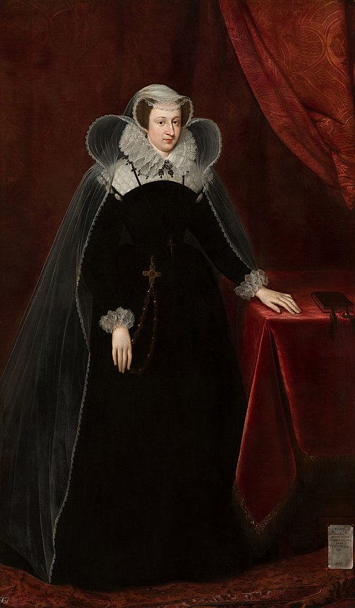 Mary, Queen of Scots (1542-87), 1627, Daniel Mytens l'Ancien