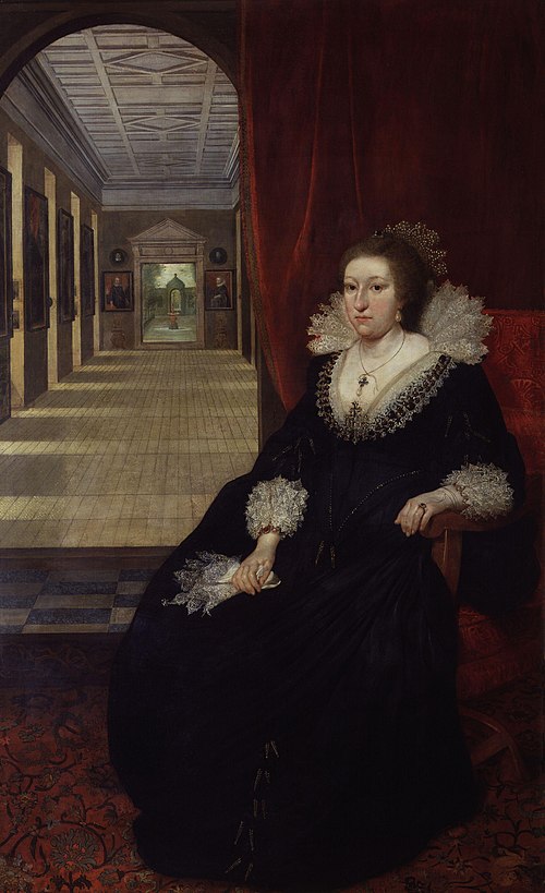 Aletheia Talbot, Countess of Arundel, 1618, Daniel Mytens l'Ancien