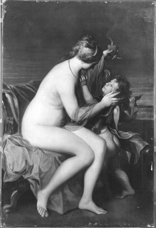 Venus und Amor (Allegorie der Liebe), 1619, Daniel Mytens l'Ancien
