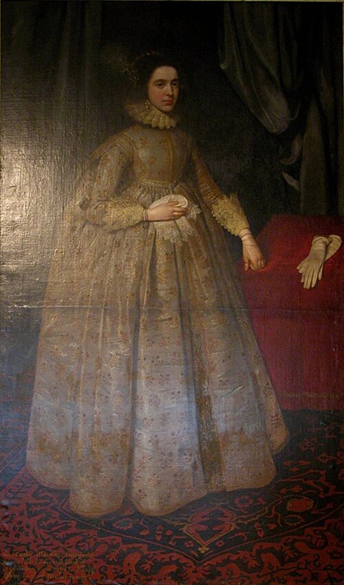 Lady Martha Cranfield, Countess of Monmouth (1601-1667), 1634, Daniel Mytens l'Ancien