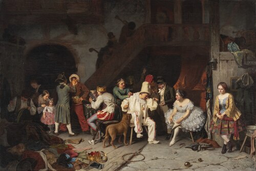Circus Company, 1857, Karl Hindrik d' Unker-Luetzow