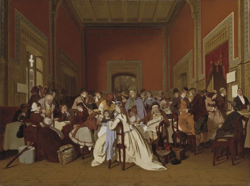 Second Class Waiting-Room, 1865, Karl Hindrik d' Unker-Luetzow