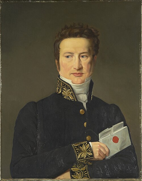 Portrait of Johan Gunder Adler, 1800, Thyra Tønder Erichsen