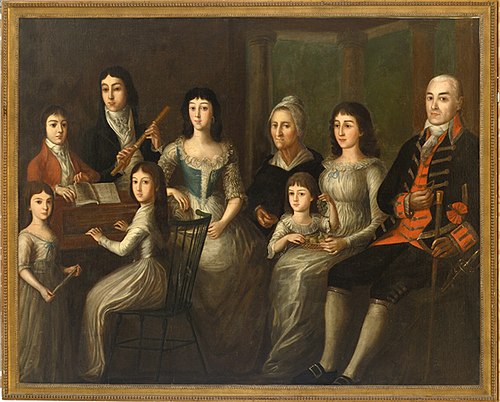 The Family of Dr. Joseph Montegut, , José Francisco Xavier de Salazar y Mendoza