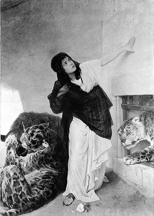 The Last Token: A Christian Martyr, 1887, Gabriel von Max