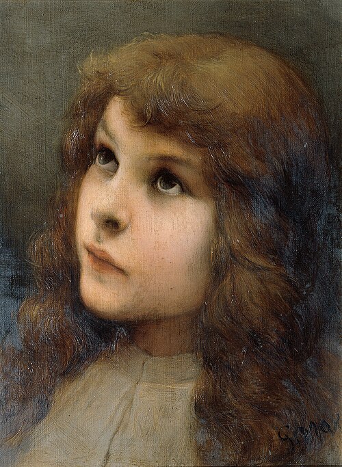 Studienkopf, , Gabriel von Max