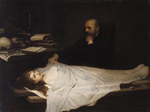 The Anatomist, 1869, Gabriel von Max