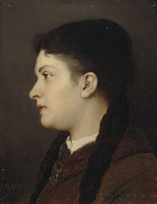 Mädchenportrait, , Gabriel von Max