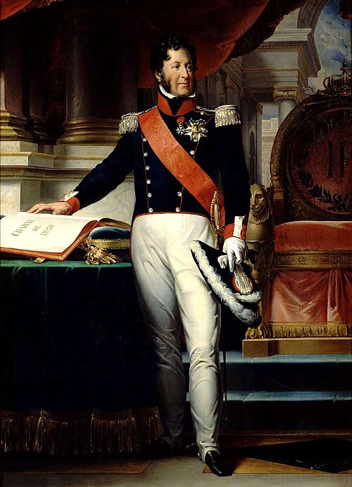 Portrait en pied de Louis-Philippe, 1834, Louis Joseph Noyal