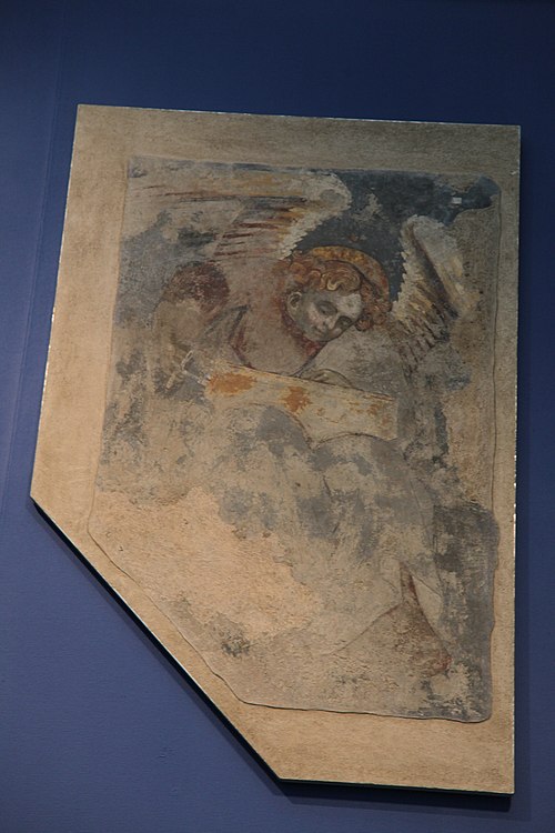 Angel playing the psaltery, 1410, Giacomo Jaquerio