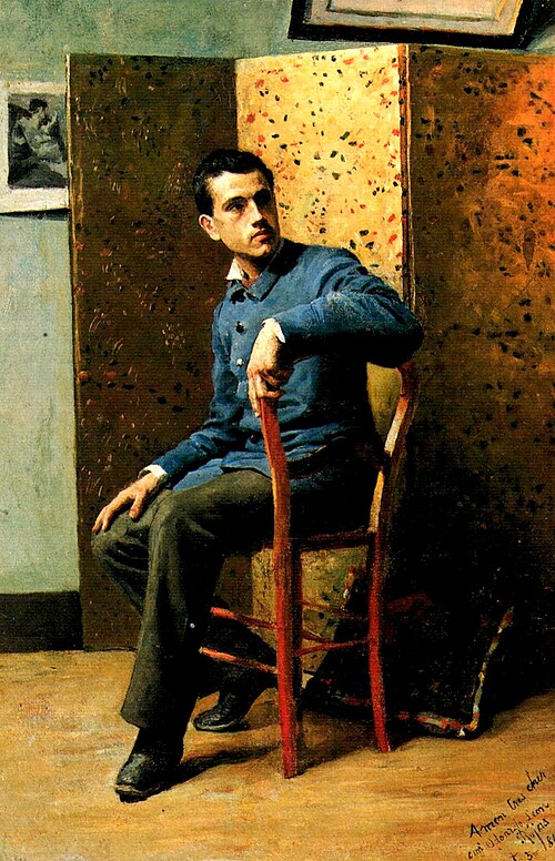 Porträt des Oduardo Leon, 1884, Cristóbal Rojas