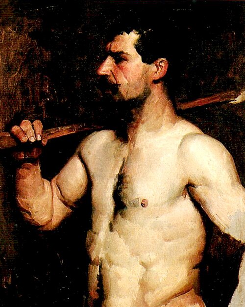 Estucio anatomico., 1886, Cristóbal Rojas