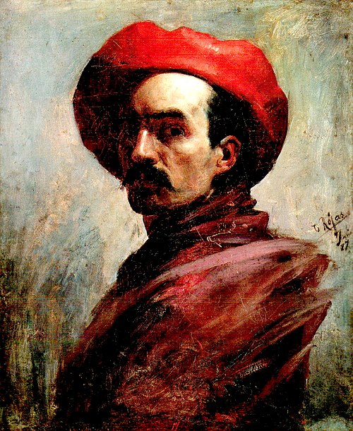 Selbstporträt, 1887, Cristóbal Rojas