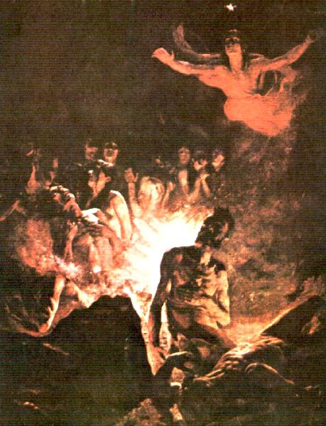 El Purgatorio, 1890, Cristóbal Rojas