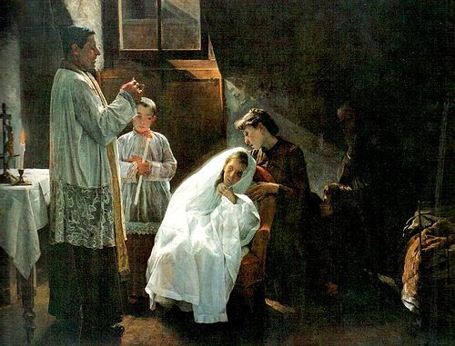 The First and Last Communion, 1888, Cristóbal Rojas